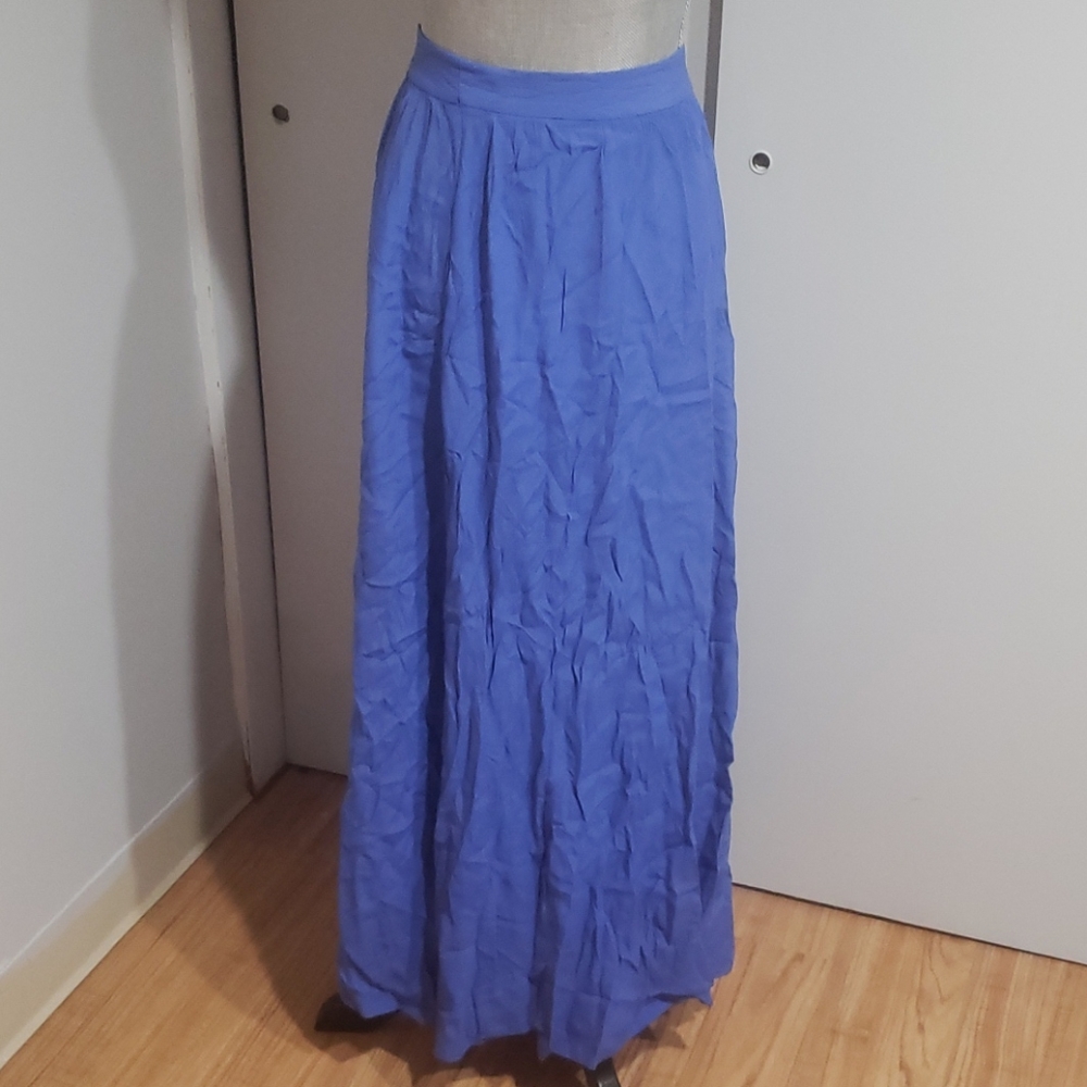 Blue Maxi Skirt